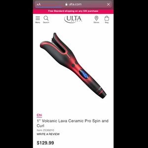 ** BNIB **Chi volcanic lava ceramic pro spin